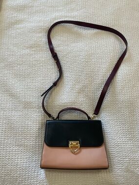 Kate Spade Lovitt Colorblock Medium Shoulder Bag in peach and black